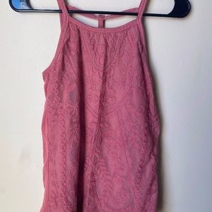 Rewind Pink Tank Top